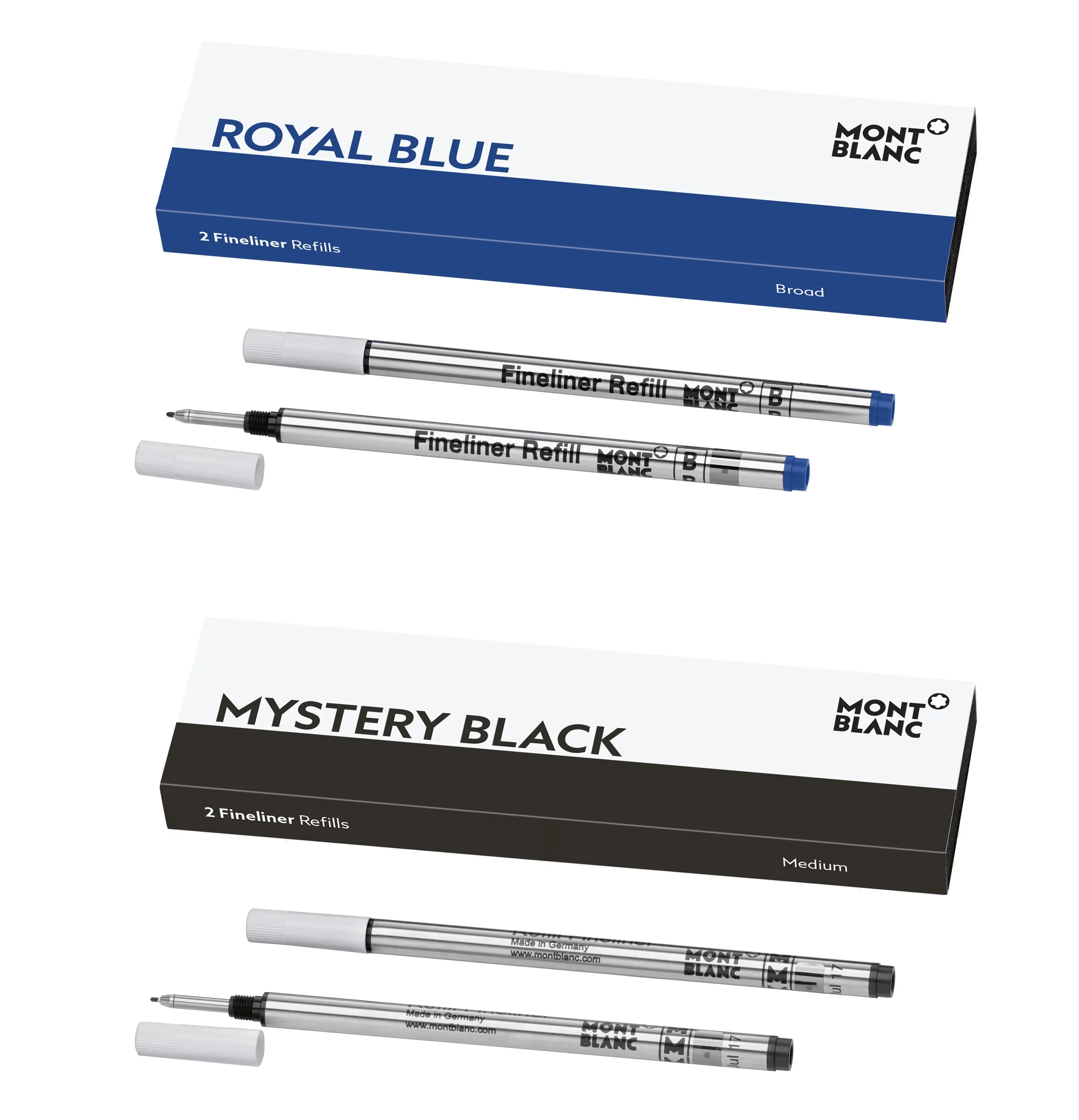 Refill fineliner montblanc b clearance
